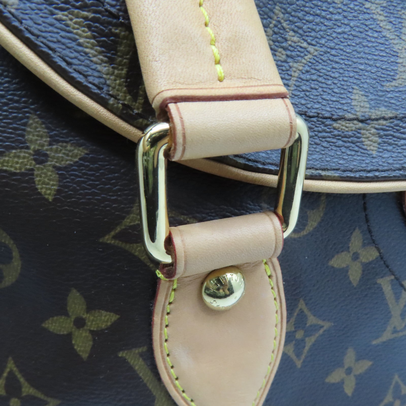 LOUIS VUITTON Monogram Beverly GM金扣肩背袋啡色