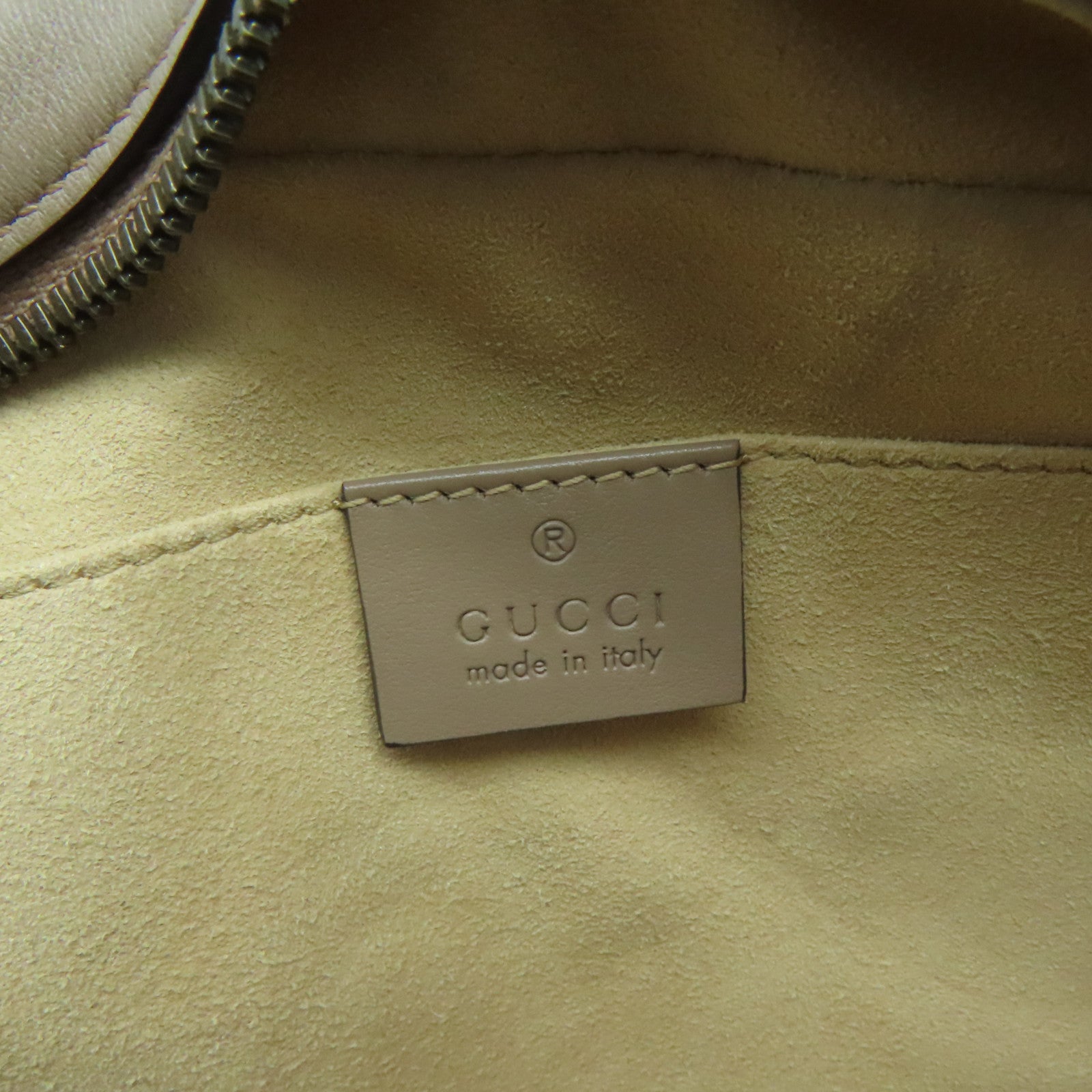 GUCCI 牛皮皮革GG Marmont金扣鏈帶肩背袋啡色