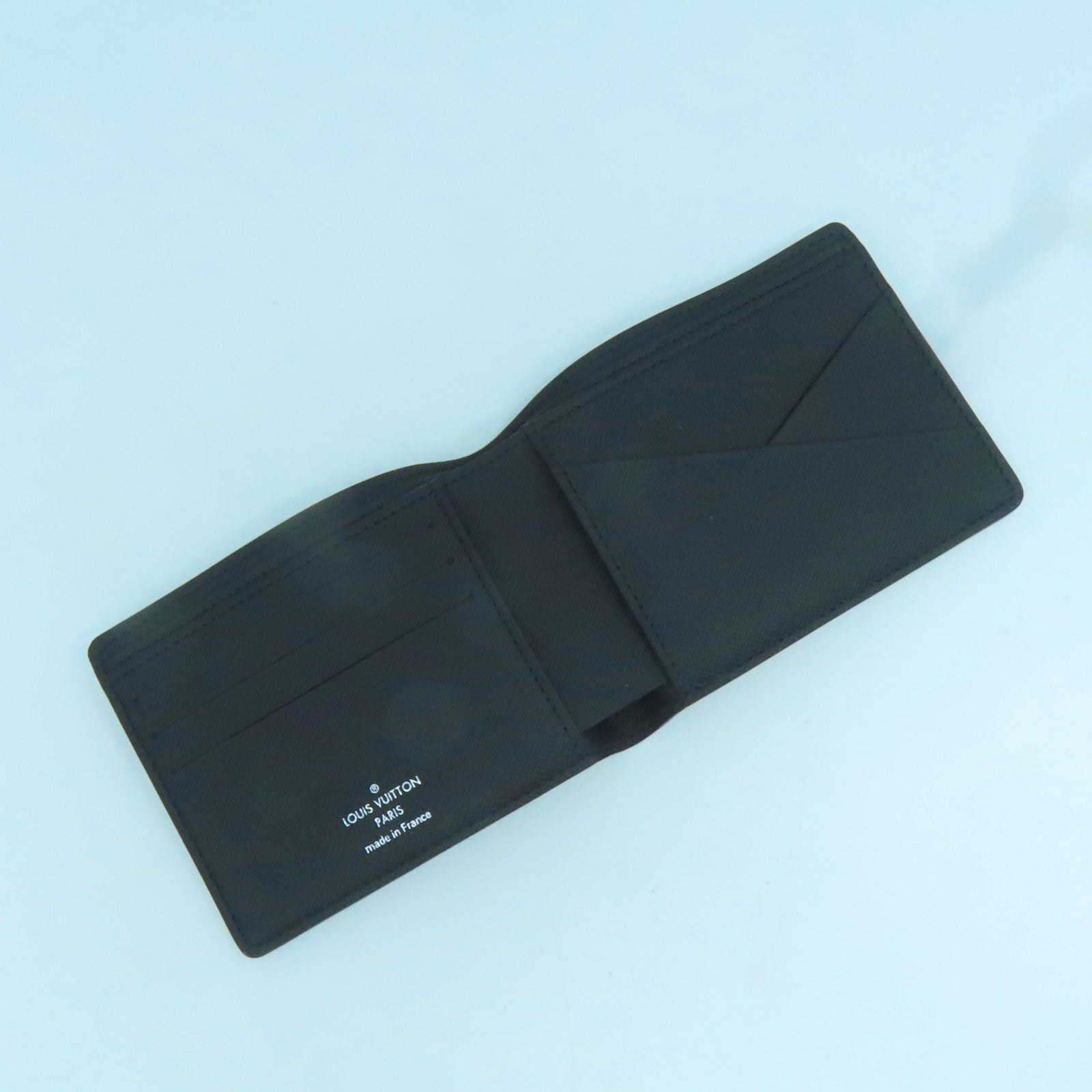 LOUIS VUITTON Damier Graphite Wallet錢包藍色/黑色