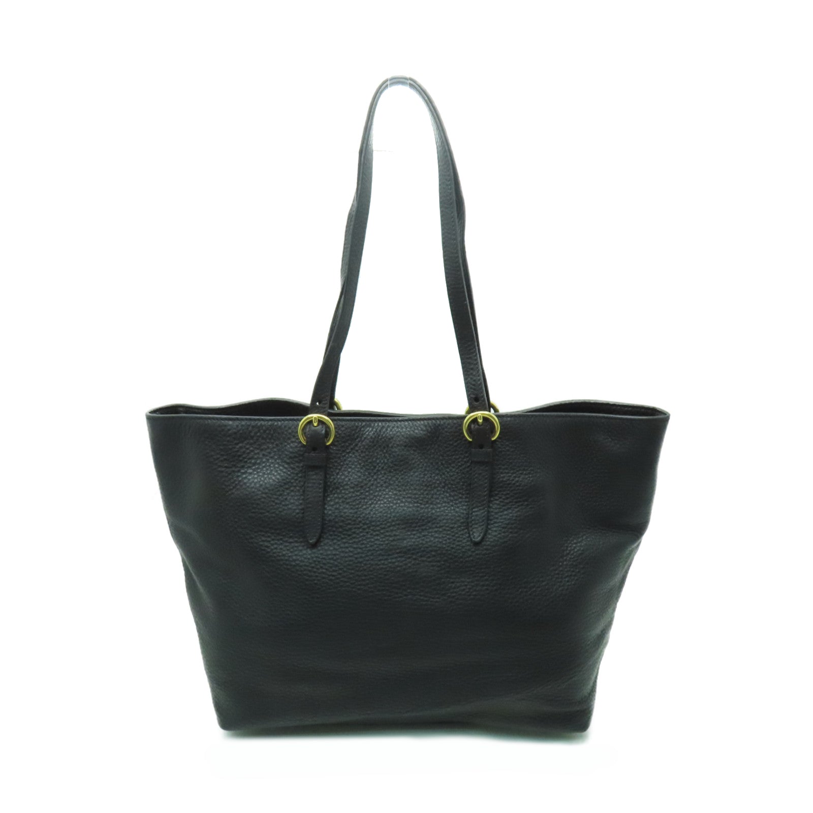 Miu Miu 牛皮皮革2way Shoulder Bag金扣手挽肩背兩用袋黒色