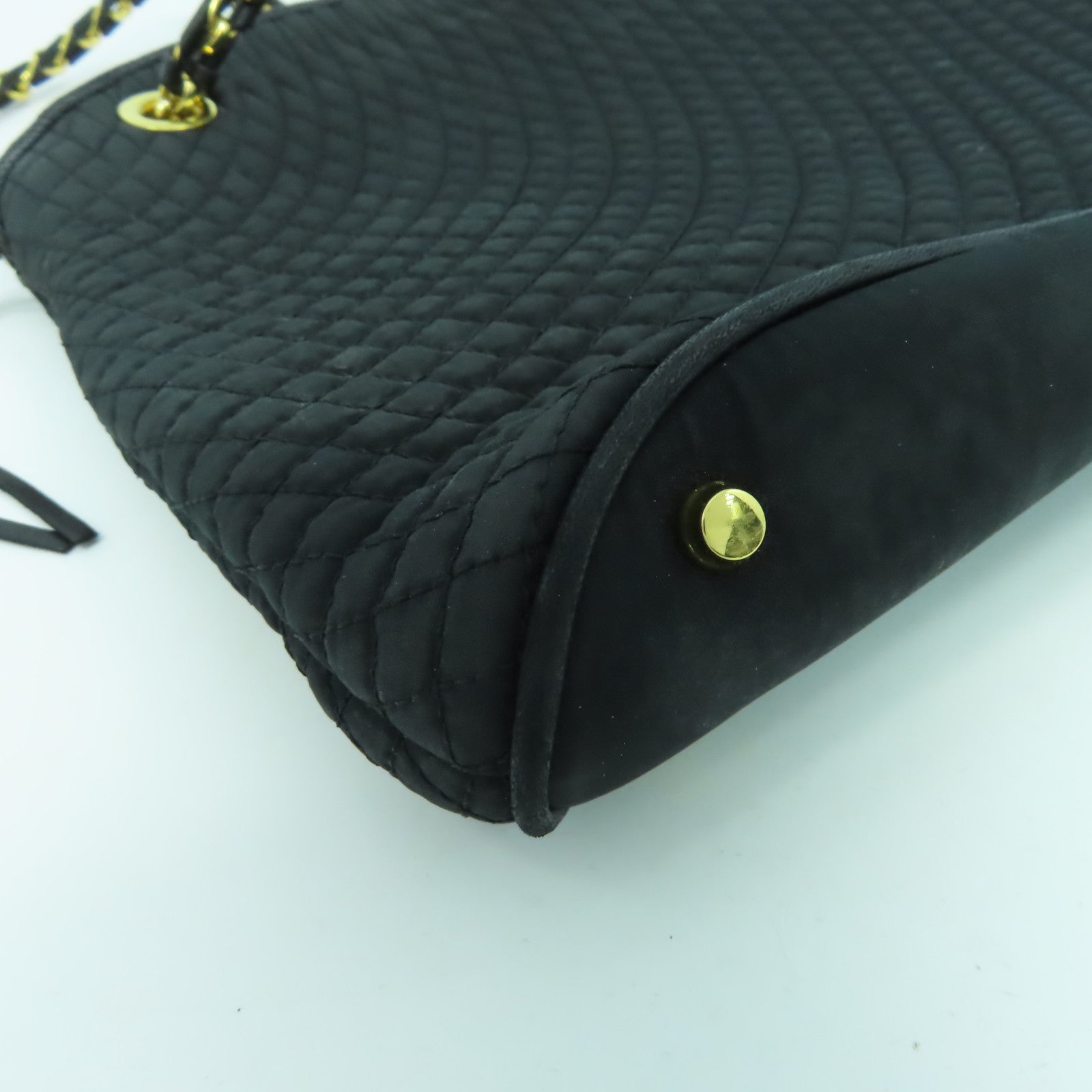 BALLY 帆布Shoulder Bag金扣肩背袋黑色