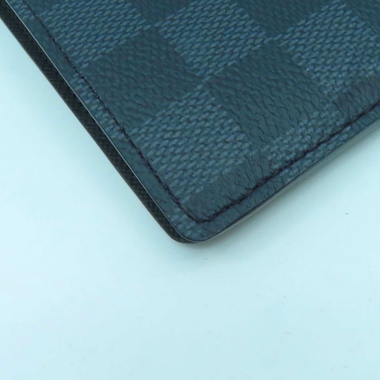 LOUIS VUITTON Damier Graphite Wallet錢包藍色/黑色