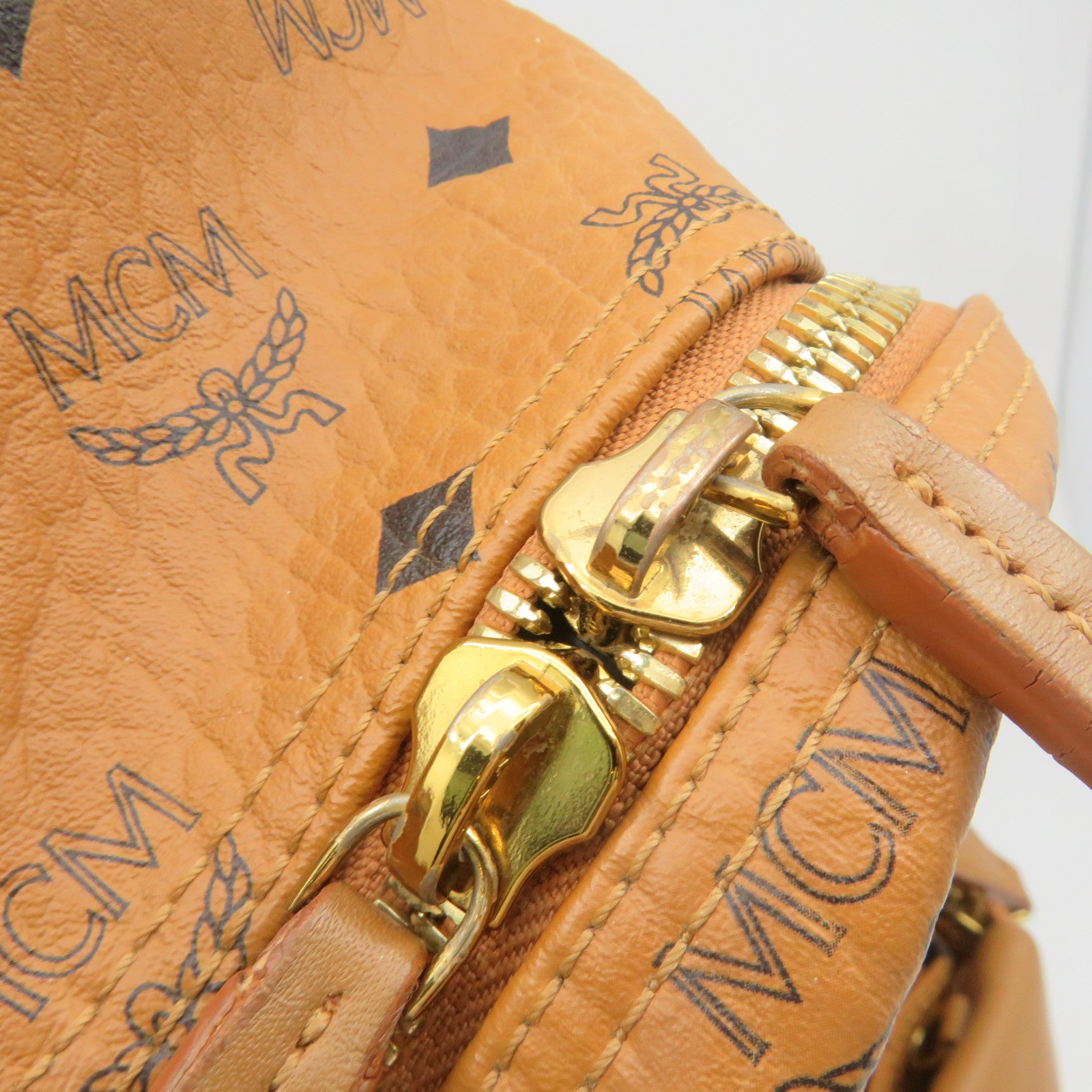 MCM 牛皮皮革Backpack背包啡色