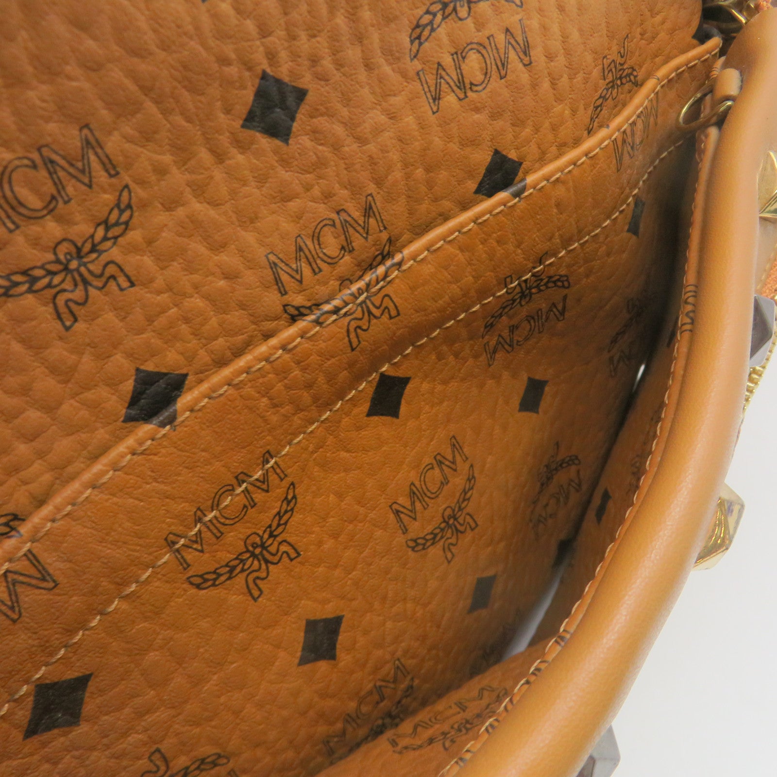 MCM 牛皮皮革Backpack背包啡色