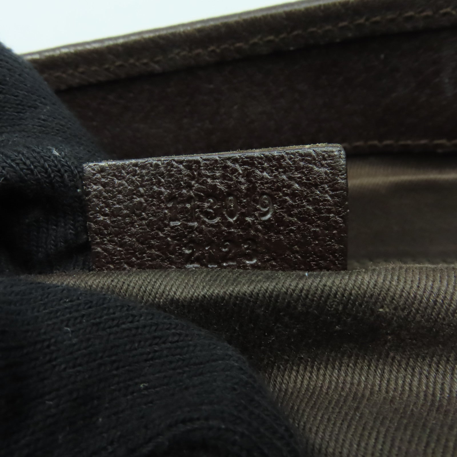 GUCCI 帆布Tote Bag銀扣手挽袋啡色