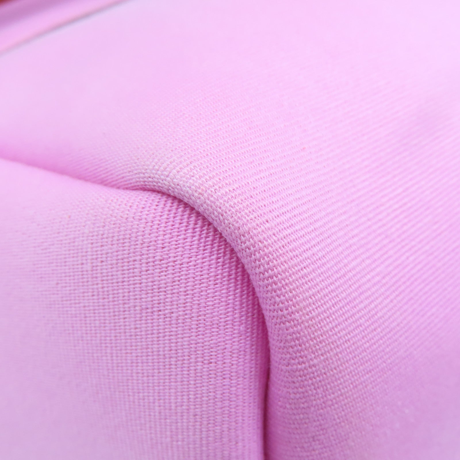 HERMES 帆布Herbag PM银扣手挽肩背两用袋Pink粉红色
