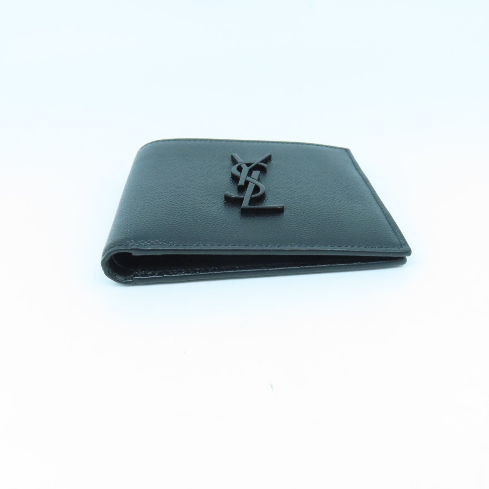 SAINT LAURENT 牛皮皮革Wallet钱包黑色