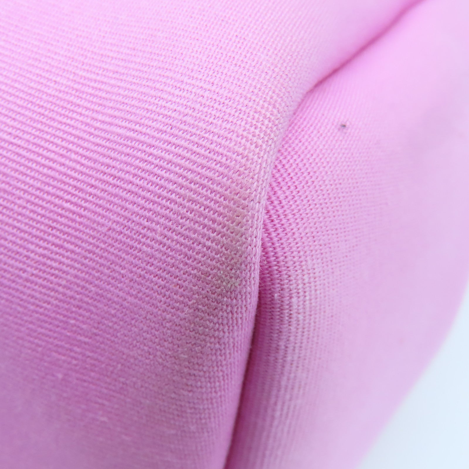HERMES 帆布Herbag PM银扣手挽肩背两用袋Pink粉红色