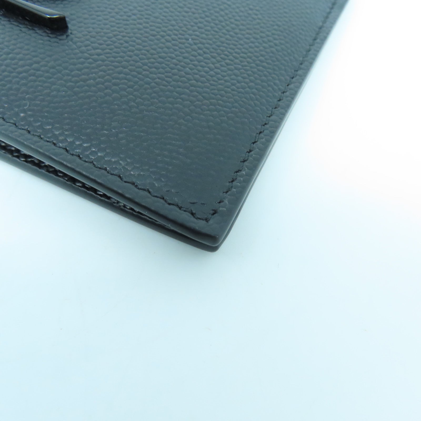 SAINT LAURENT 牛皮皮革Wallet钱包黑色