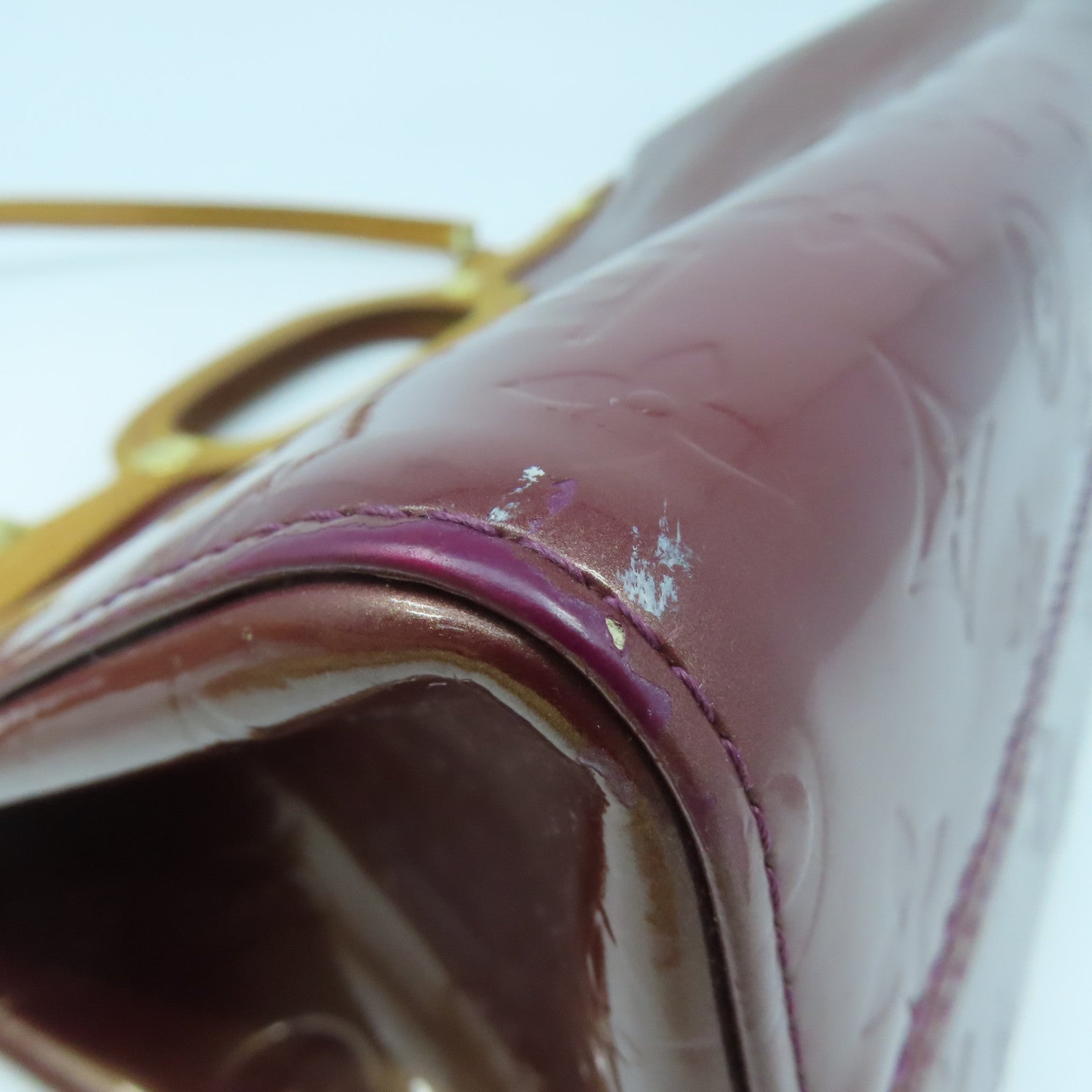 LOUIS VUITTON Monogram Vernis Roxbury Drive Mono-Vernis金扣手挽肩背兩用袋啡色