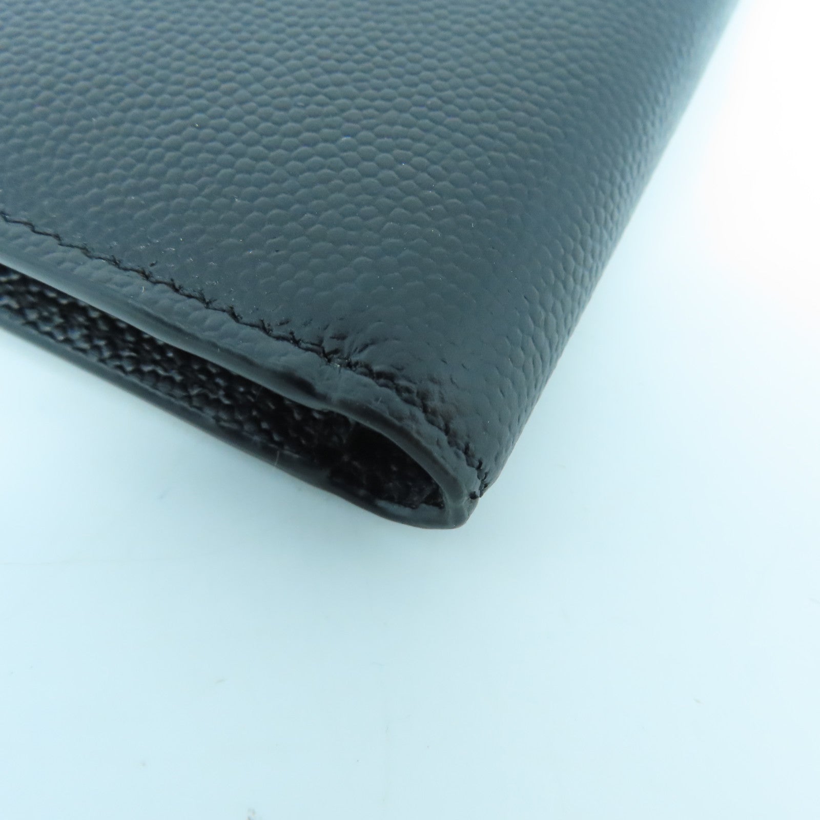 SAINT LAURENT 牛皮皮革Wallet钱包黑色