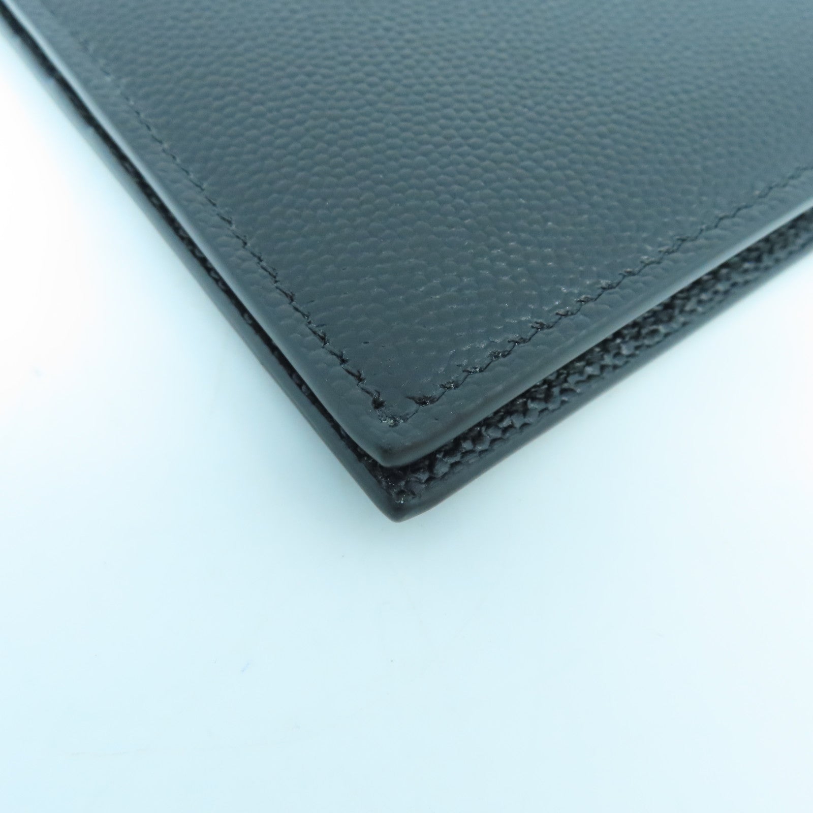 SAINT LAURENT 牛皮皮革Wallet钱包黑色