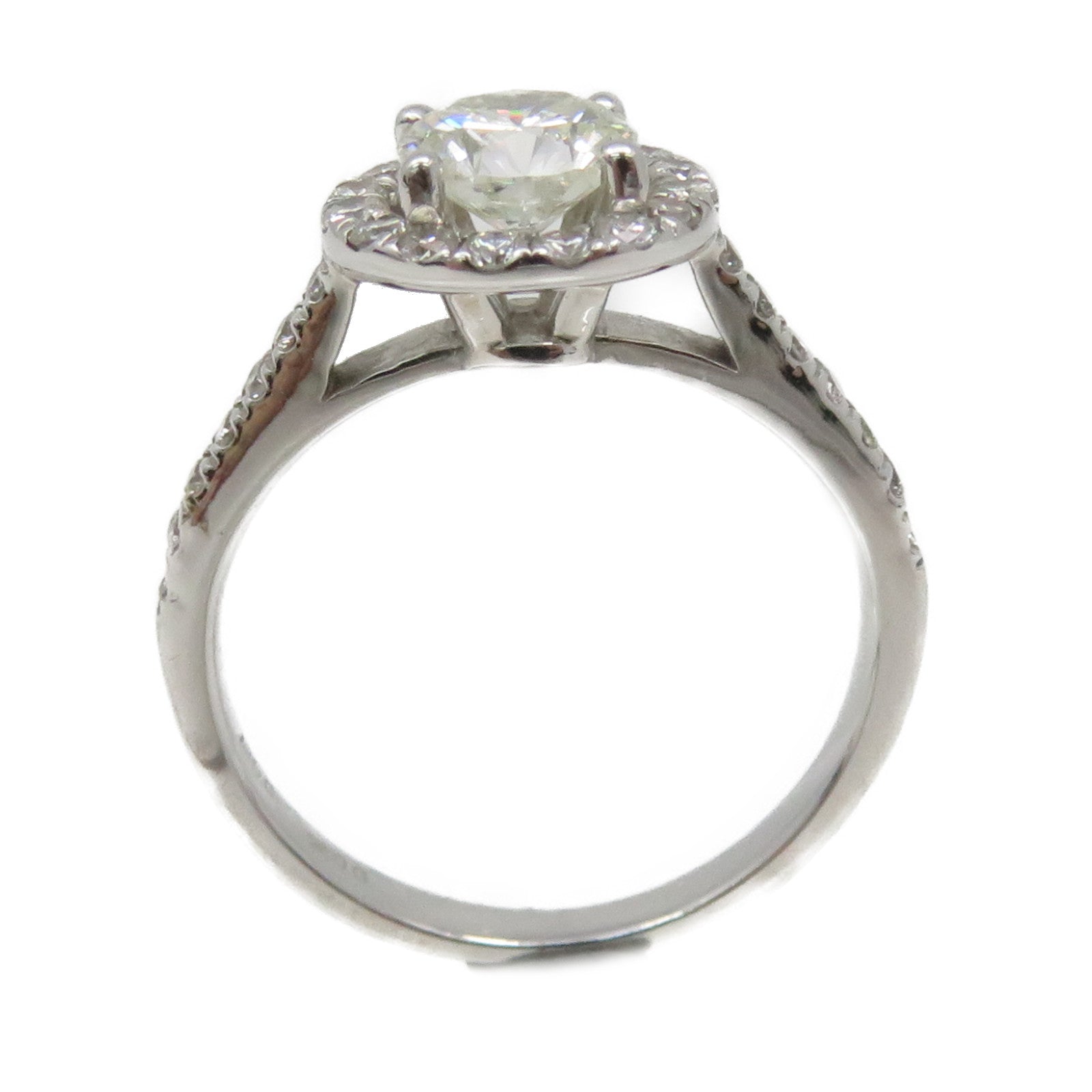 JEWELRY 【激减优惠】18K白金0.67ct/0.35ct钻石Diamond Ring戒指US#5.25