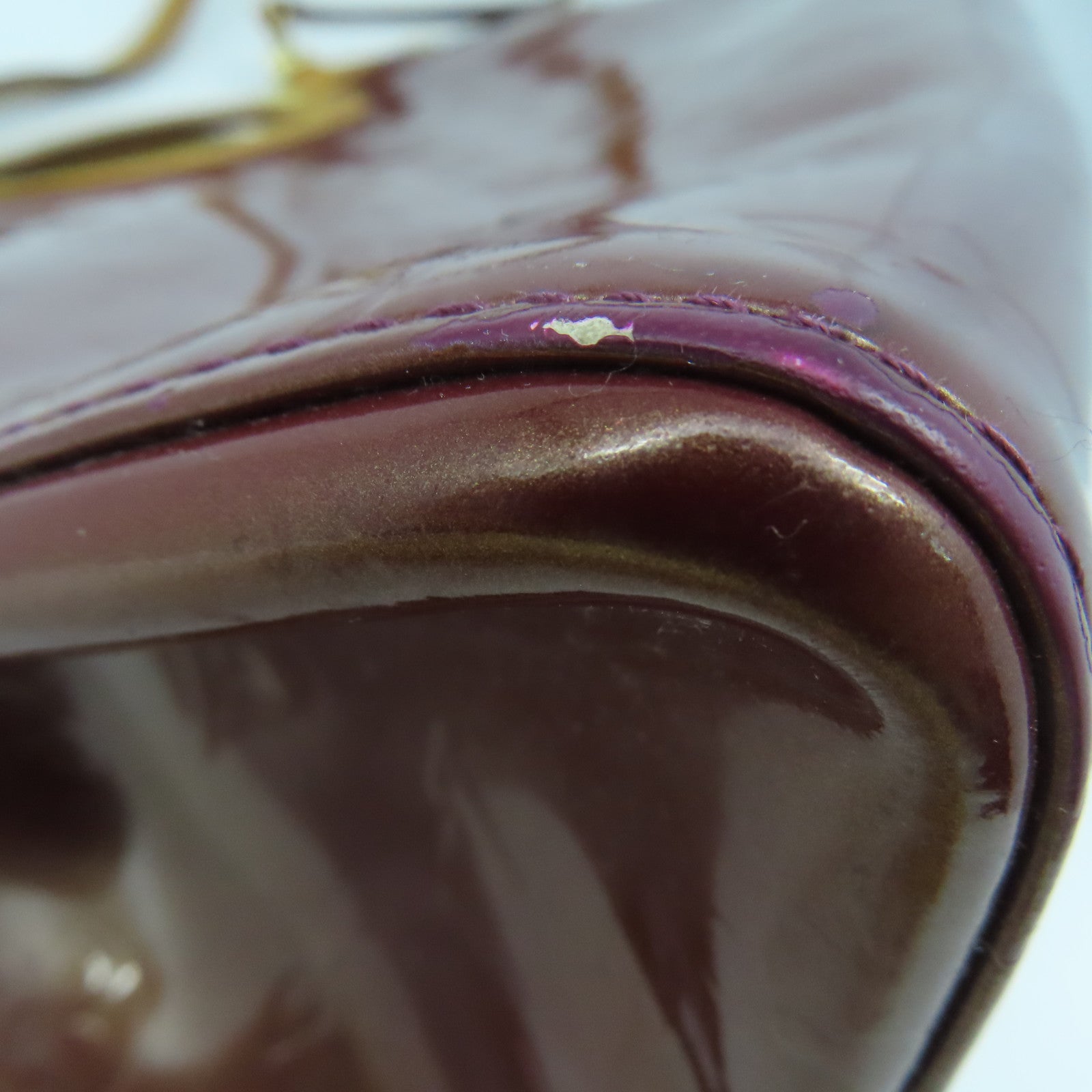LOUIS VUITTON Monogram Vernis Roxbury Drive Mono-Vernis金扣手挽肩背兩用袋啡色