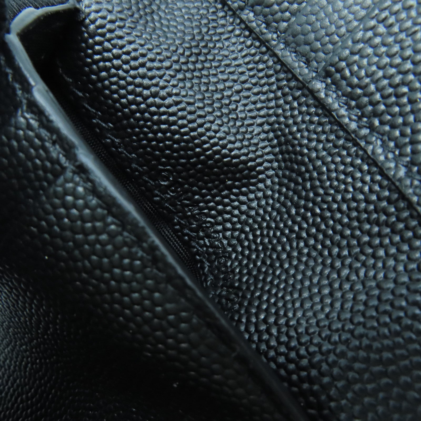 SAINT LAURENT 牛皮皮革Wallet钱包黑色