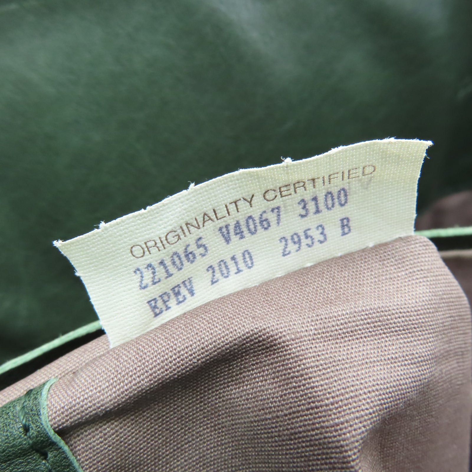 BOTTEGA VENETA 牛皮皮革Shoulder Bag銀扣肩背袋綠色