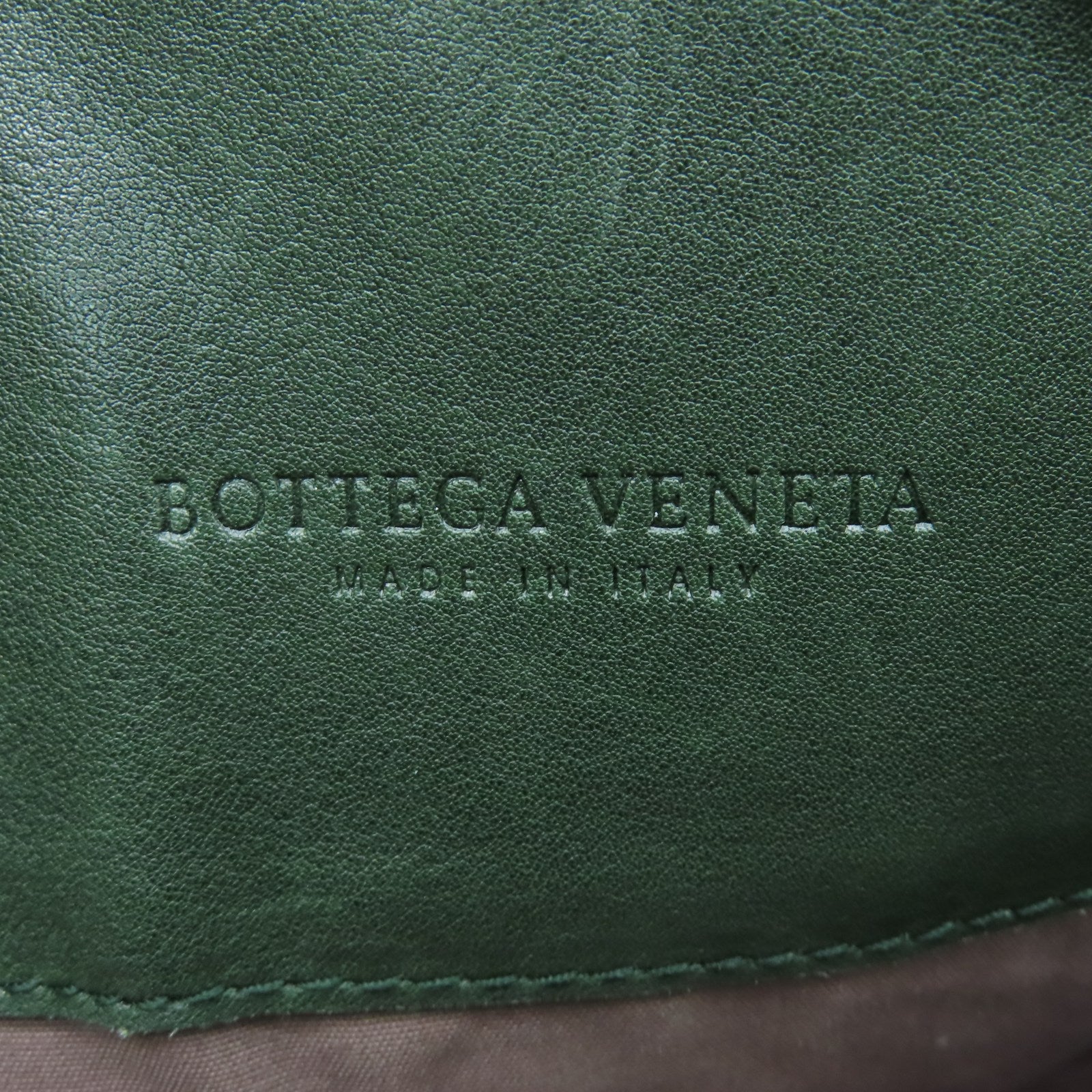BOTTEGA VENETA 牛皮皮革Shoulder Bag銀扣肩背袋綠色