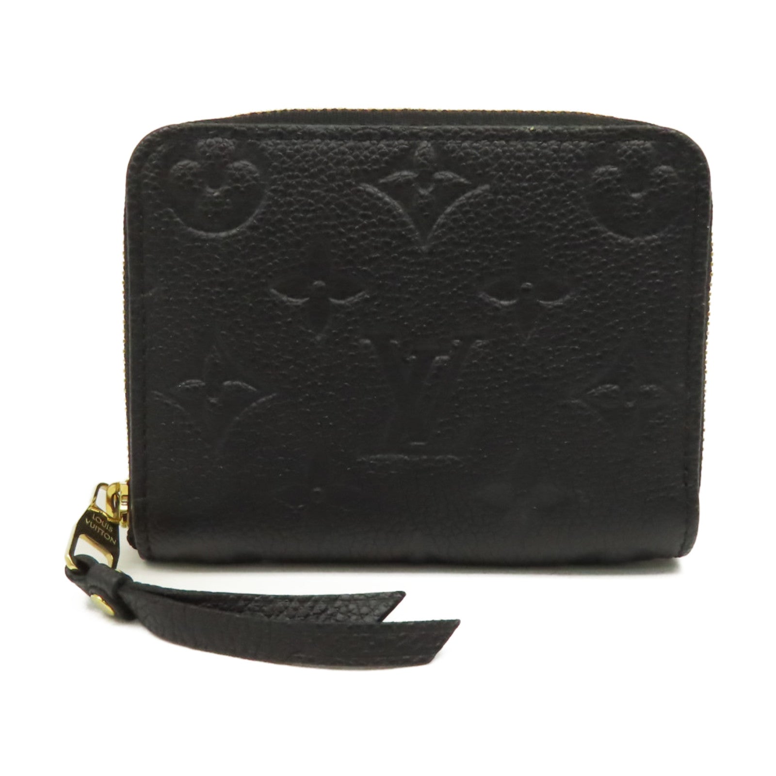 LOUIS VUITTON Monogram Empreinte Zippy Coin Purse零錢包黑色