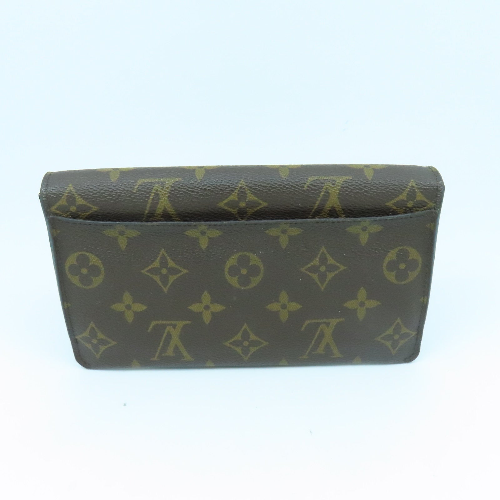LOUIS VUITTON Monogram Jeanne金扣長錢包棕色