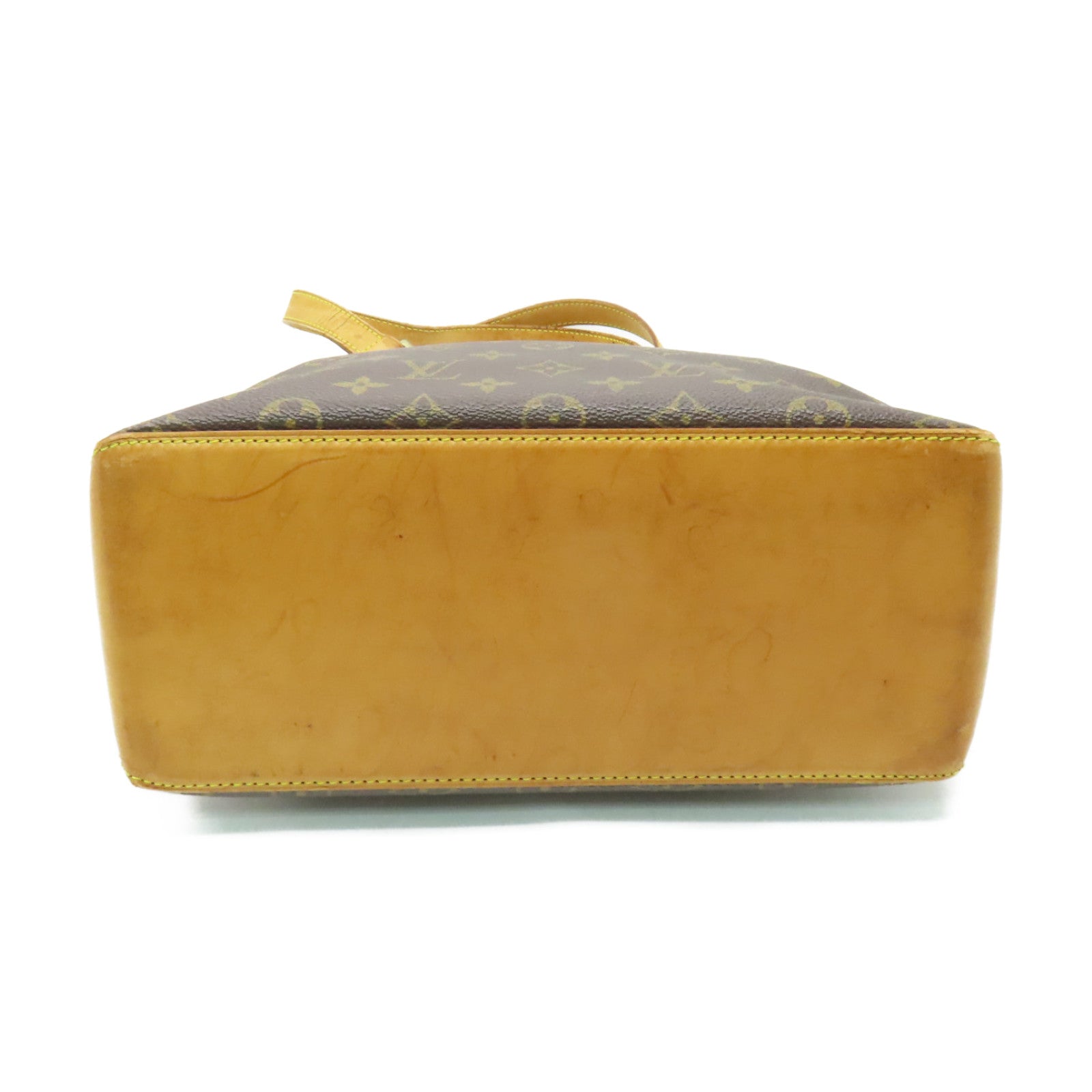 LOUIS VUITTON Monogram Cabas Piano金扣肩背袋啡色