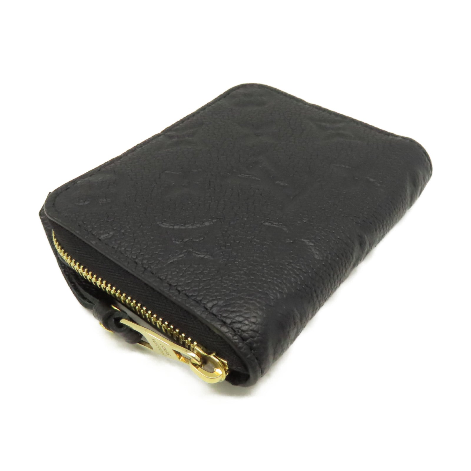 LOUIS VUITTON Monogram Empreinte Zippy Coin Purse零錢包黑色