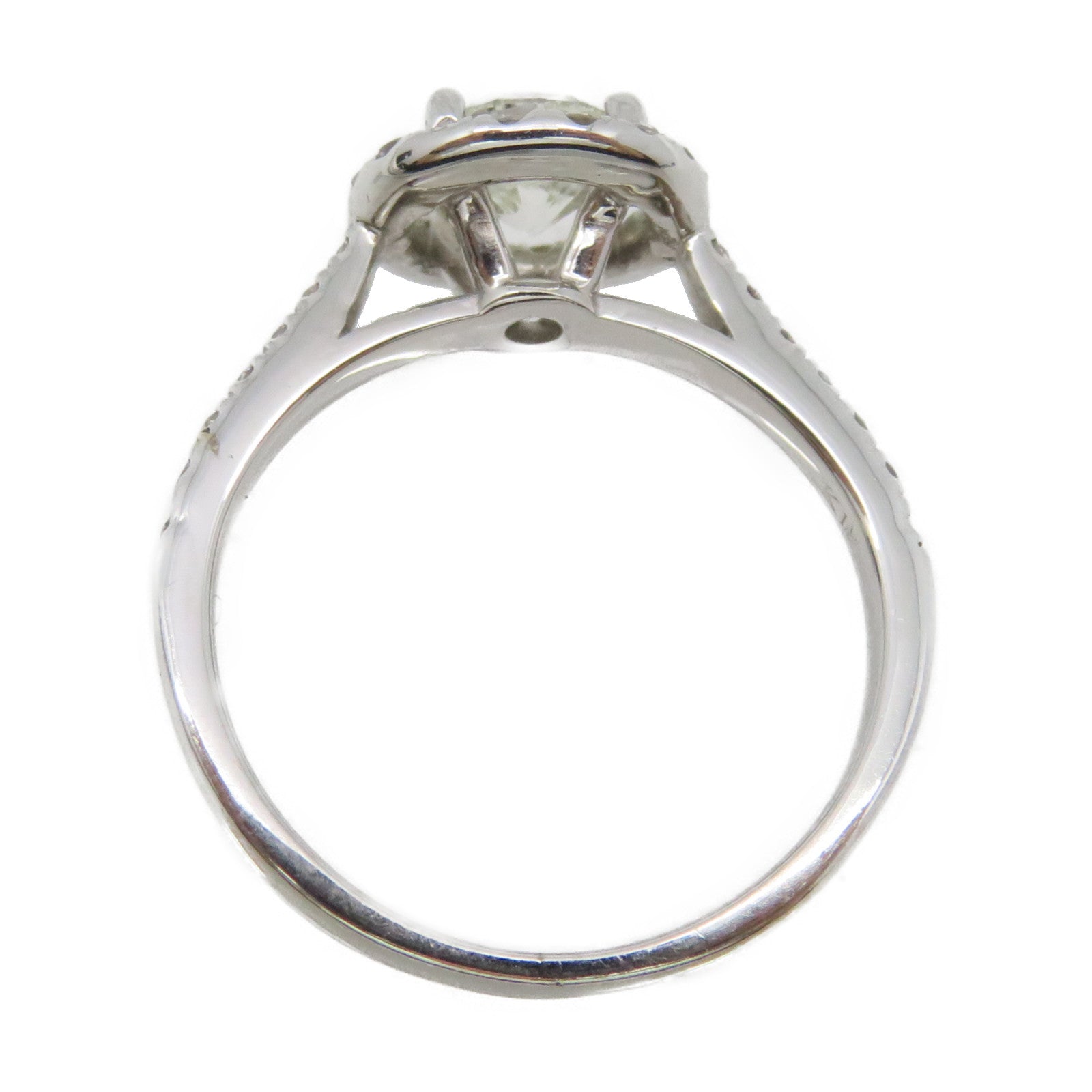 JEWELRY 【激减优惠】18K白金0.67ct/0.35ct钻石Diamond Ring戒指US#5.25