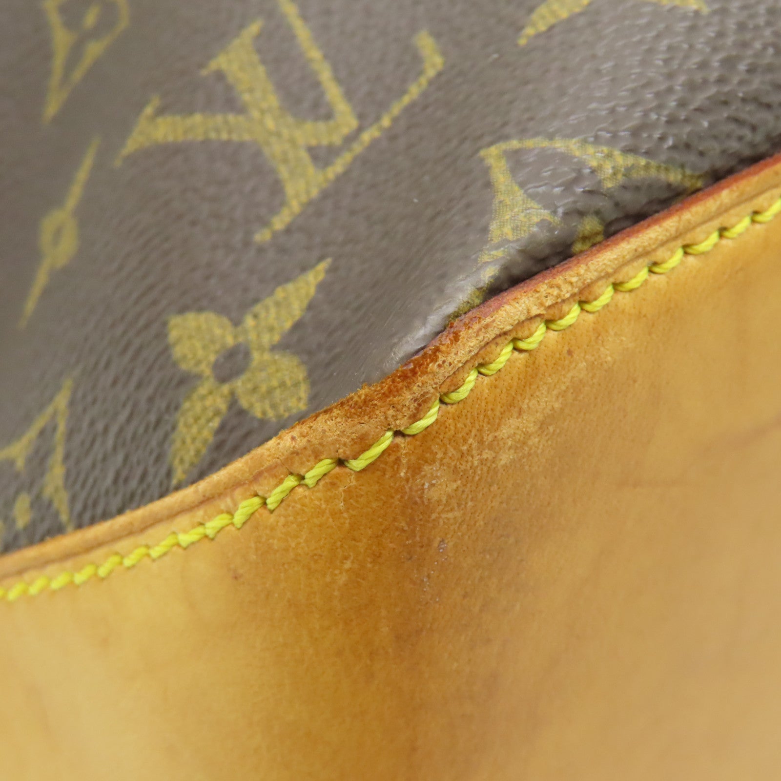 LOUIS VUITTON Monogram Cabas Piano金扣肩背袋啡色