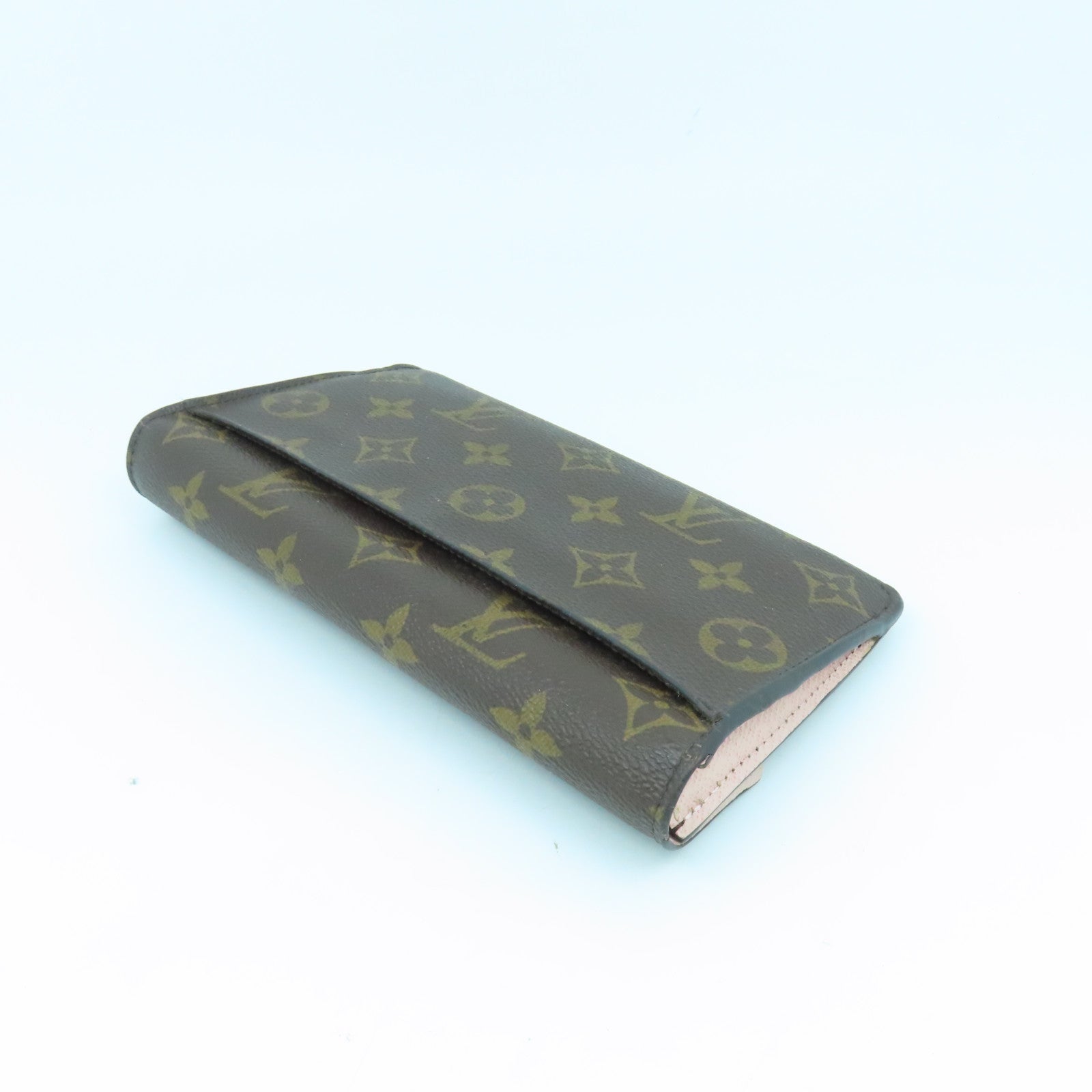 LOUIS VUITTON Monogram Jeanne金扣長錢包棕色