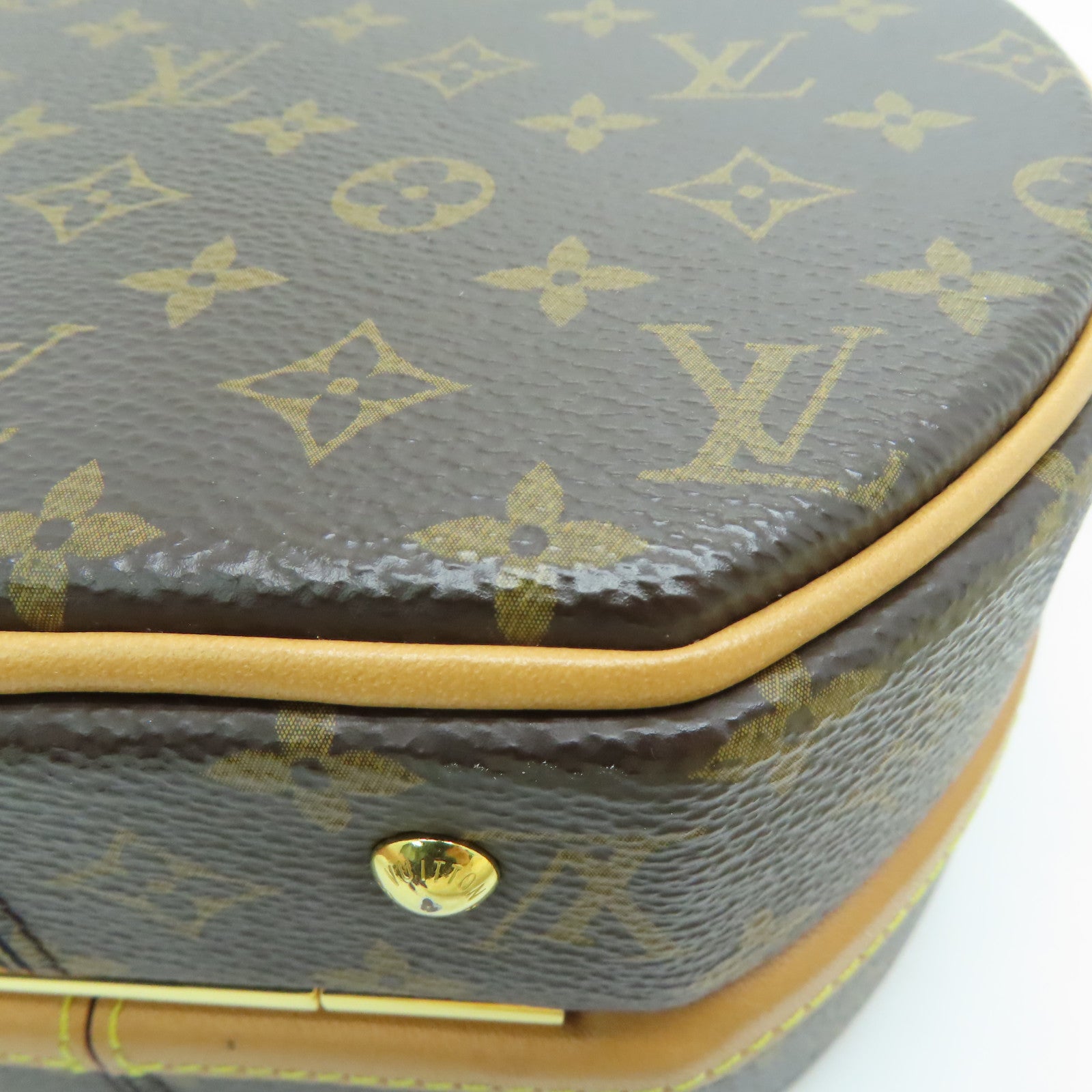 LOUIS VUITTON 【激减优惠】Monogram Petite Boite Chapzau金扣手挽肩背两用袋啡色