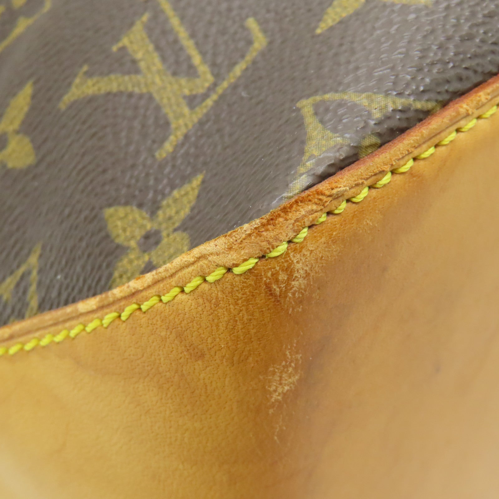 LOUIS VUITTON Monogram Cabas Piano金扣肩背袋啡色