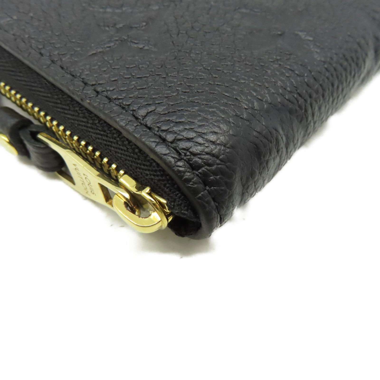 LOUIS VUITTON Monogram Empreinte Zippy Coin Purse零錢包黑色
