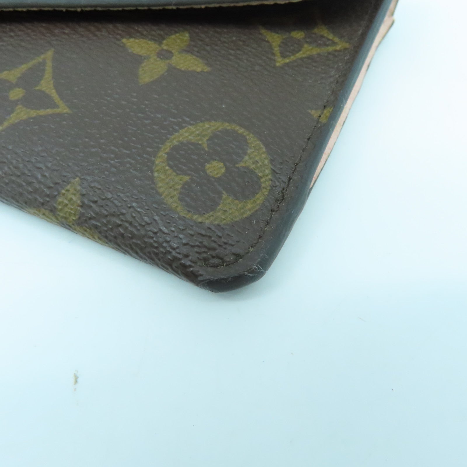 LOUIS VUITTON Monogram Jeanne金扣長錢包棕色