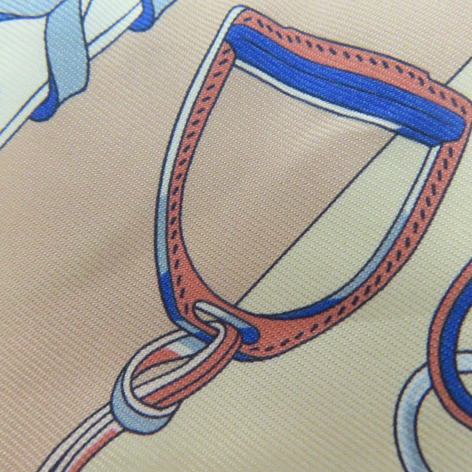 HERMES 【激減優惠】絲質Twilly Scarf絲巾棕色