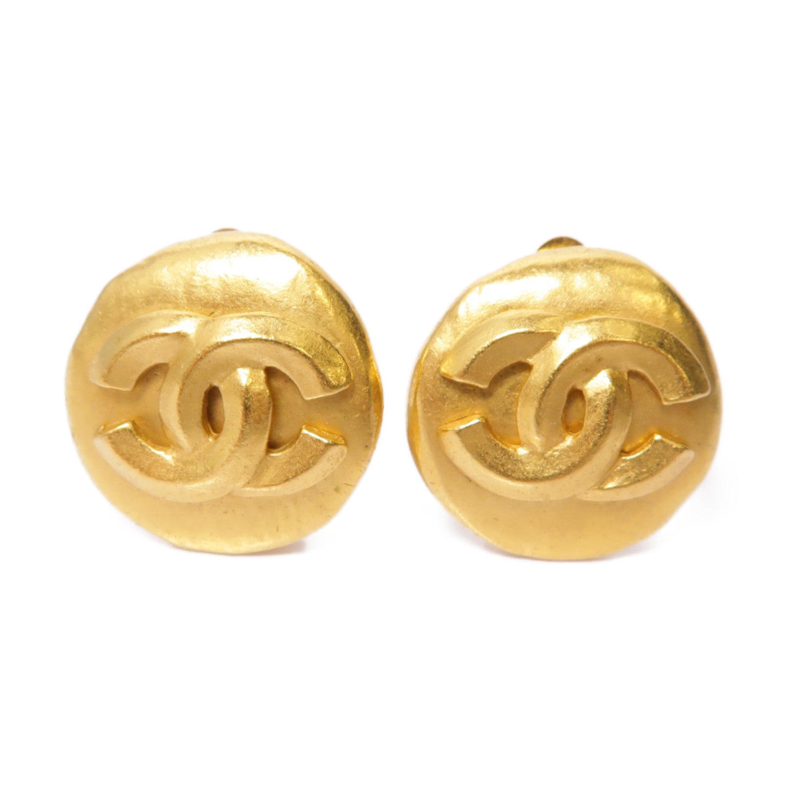 CHANEL 金屬Earrings耳環金色