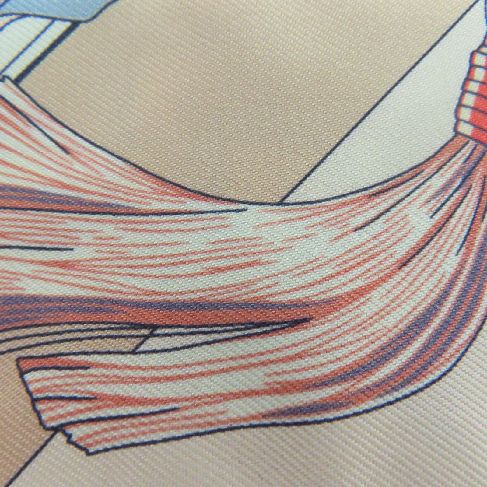 HERMES 【激減優惠】絲質Twilly Scarf絲巾棕色