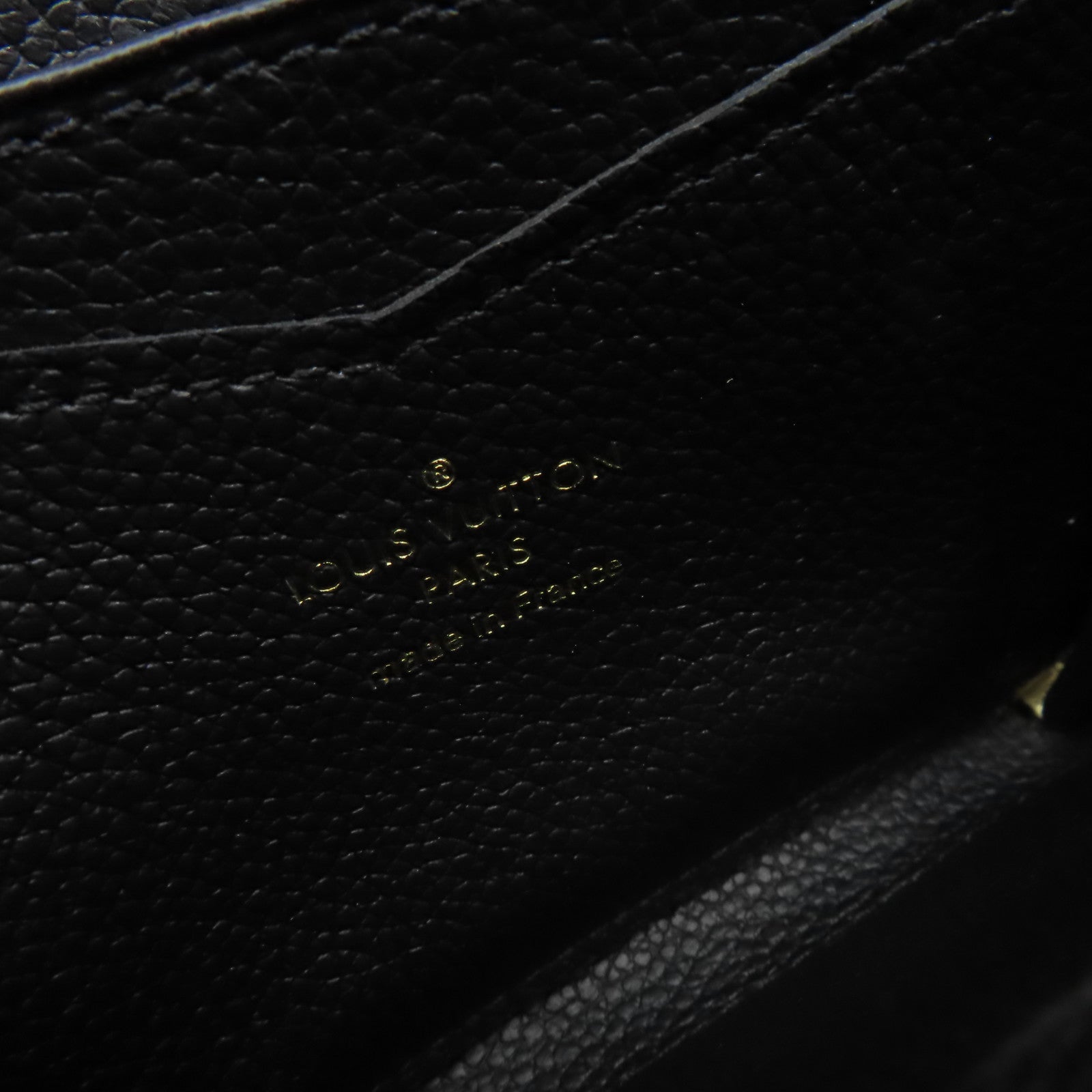 LOUIS VUITTON Monogram Empreinte Zippy Coin Purse零錢包黑色