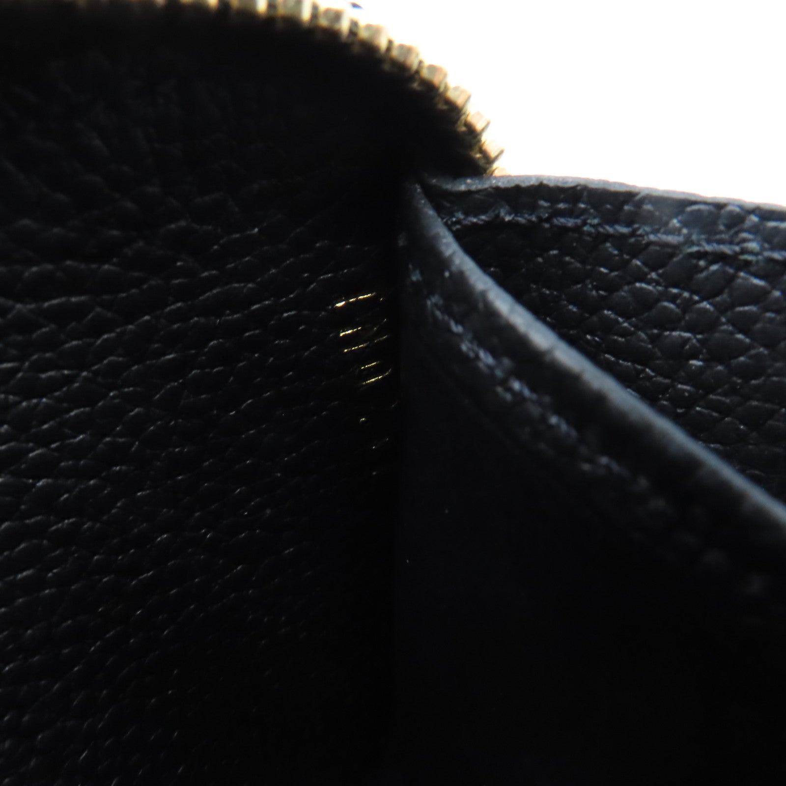 LOUIS VUITTON Monogram Empreinte Zippy Coin Purse零錢包黑色