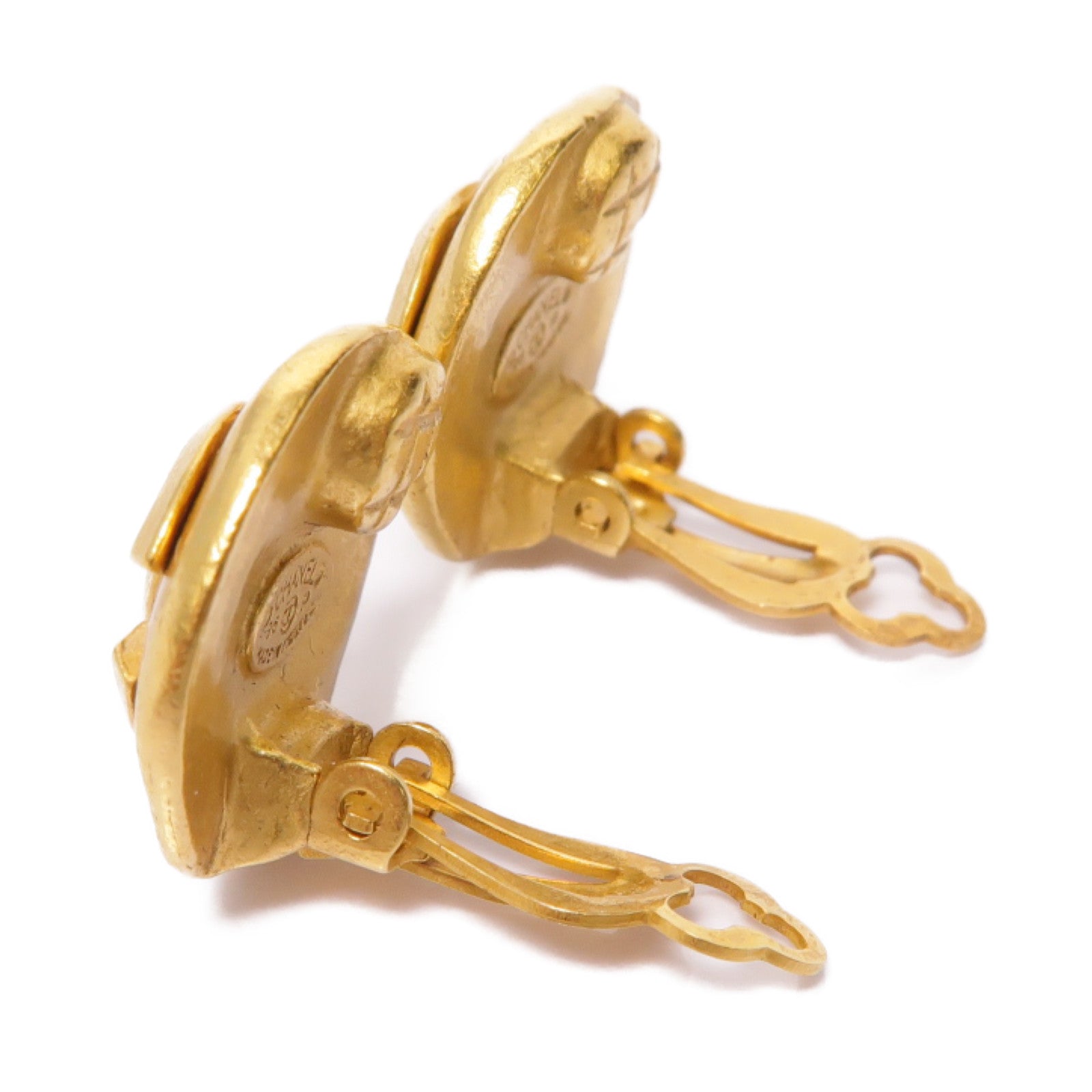 CHANEL 金屬Earrings耳環金色