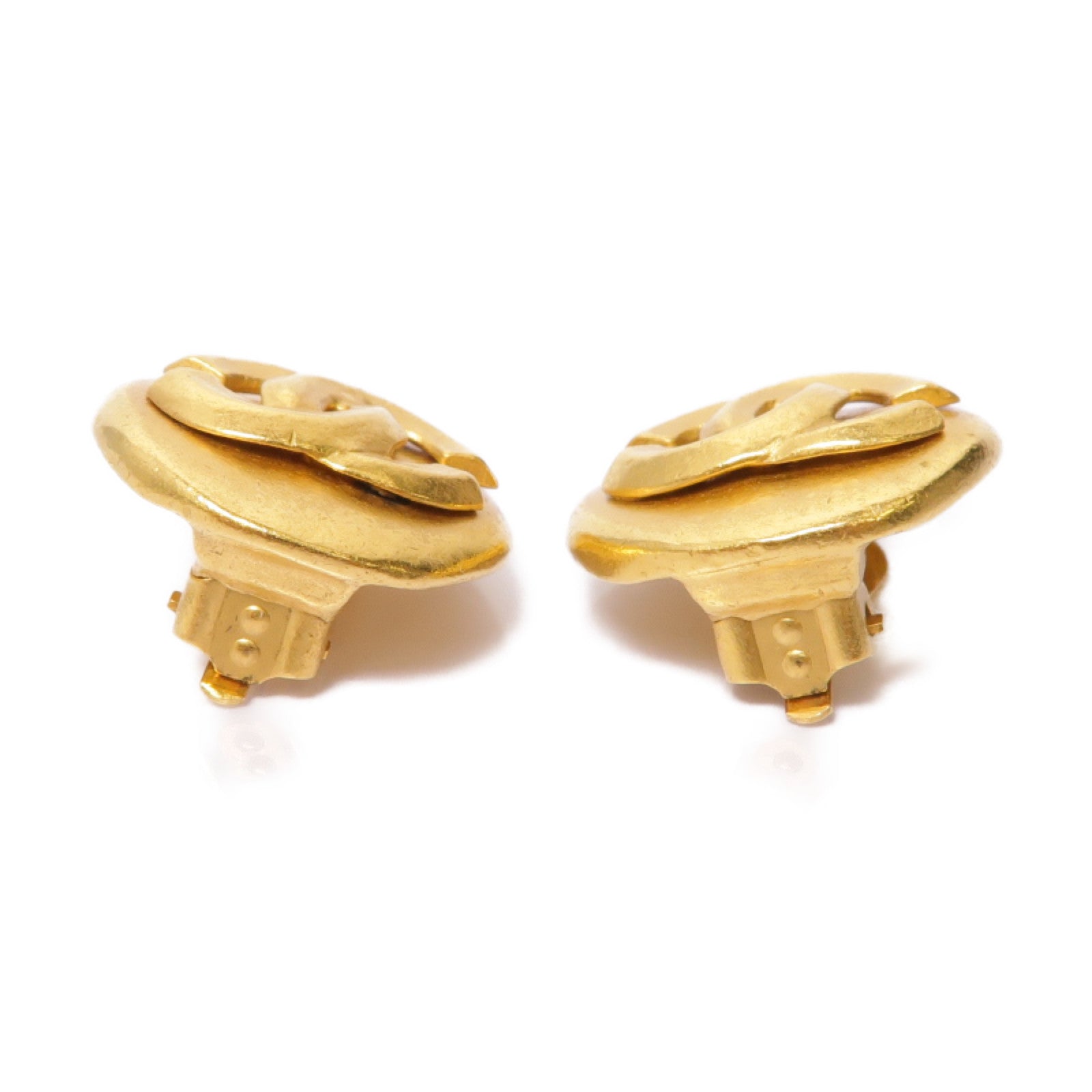 CHANEL 金屬Earrings耳環金色