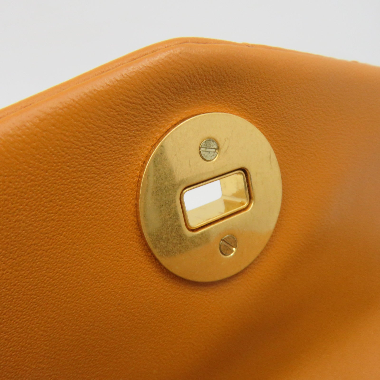 Tory Burch 牛皮皮革Chain Shoulder Bag鏈帶肩背袋橙色