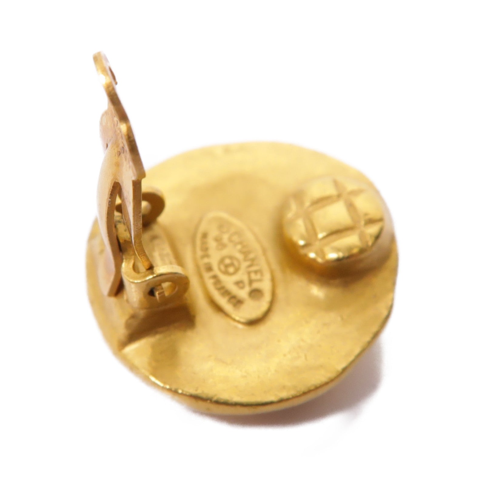 CHANEL 金屬Earrings耳環金色