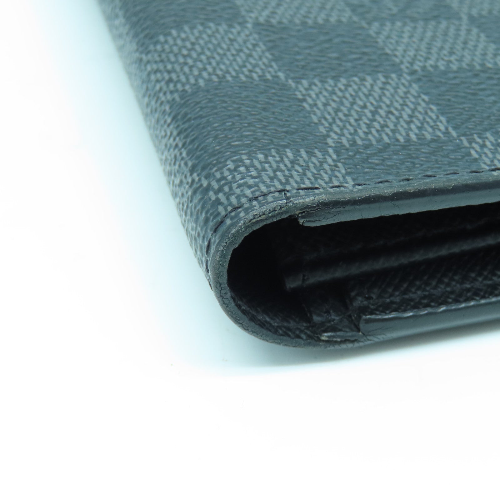 LOUIS VUITTON Damier Graphite长钱包黑色