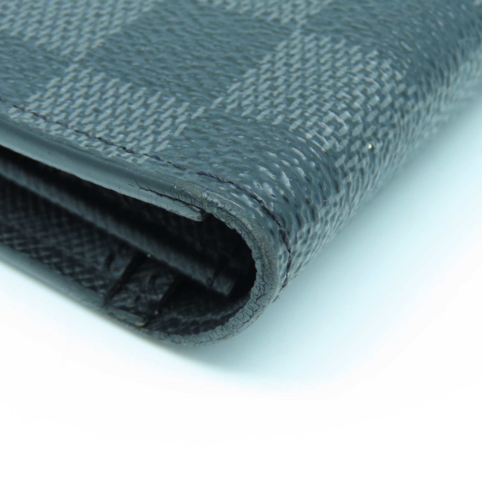LOUIS VUITTON Damier Graphite长钱包黑色