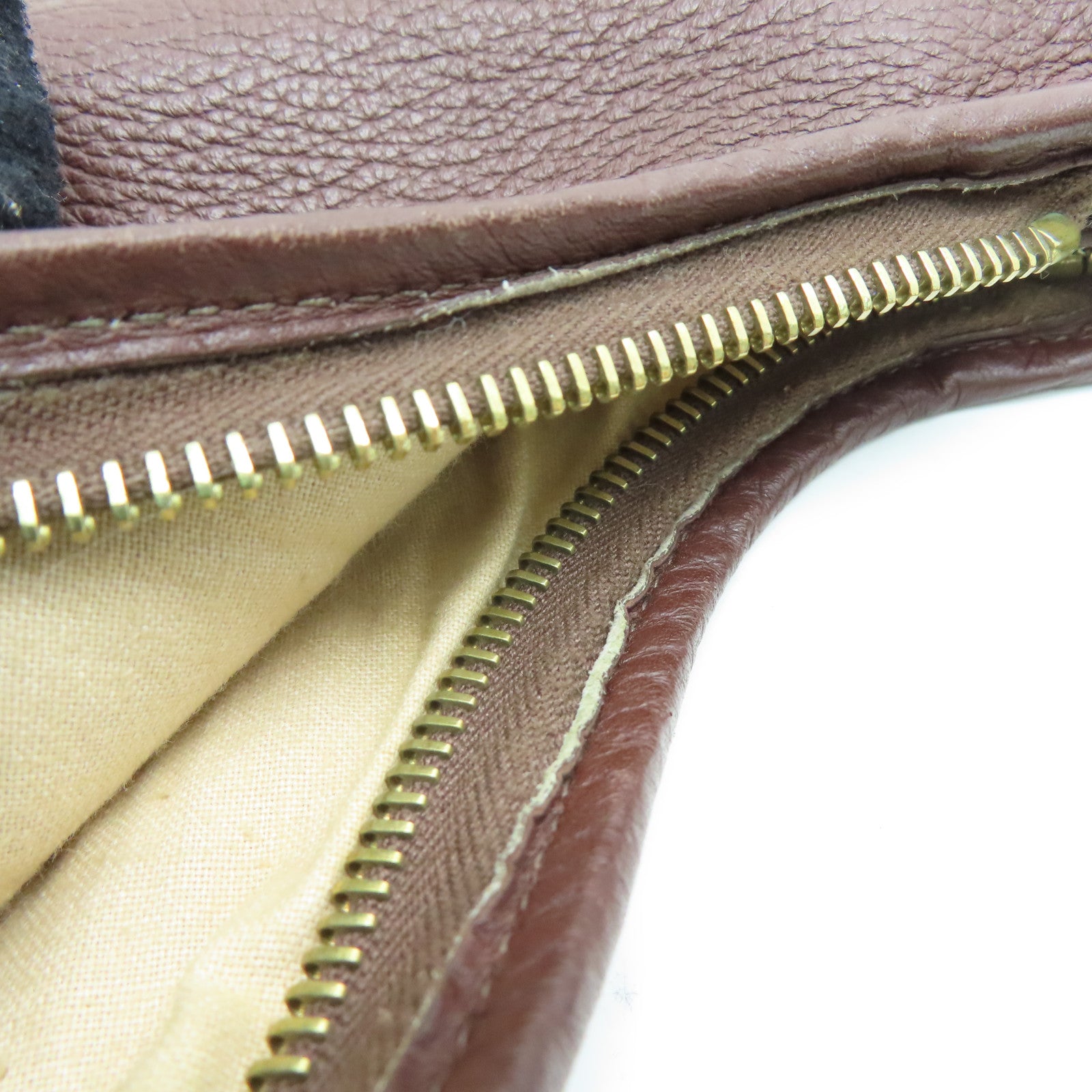 HERMES 【激減優惠】Clemence皮革Massai Shoulder金扣肩背袋紅色