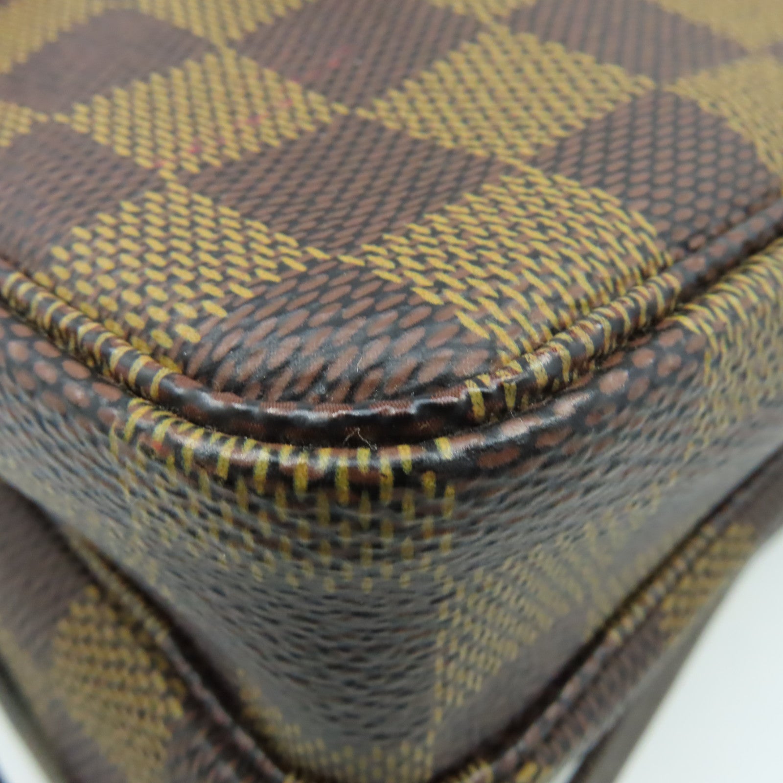 LOUIS VUITTON Damier Broadway 2Way Shoulder Bag金扣手挽肩背兩用袋啡色