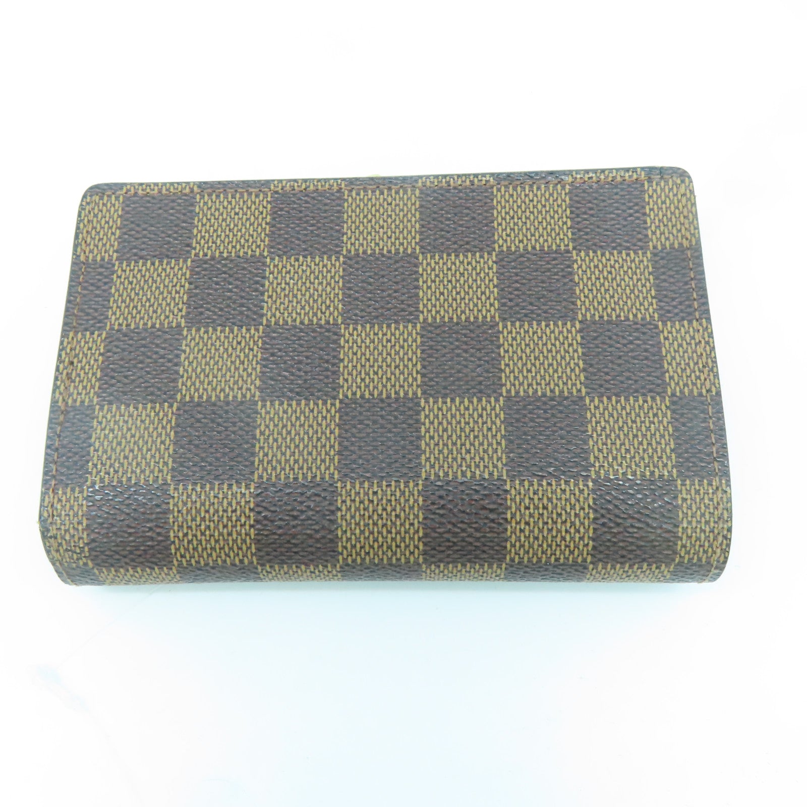 LOUIS VUITTON Damier Portefeiulle Vienova Wallet金扣錢包啡色