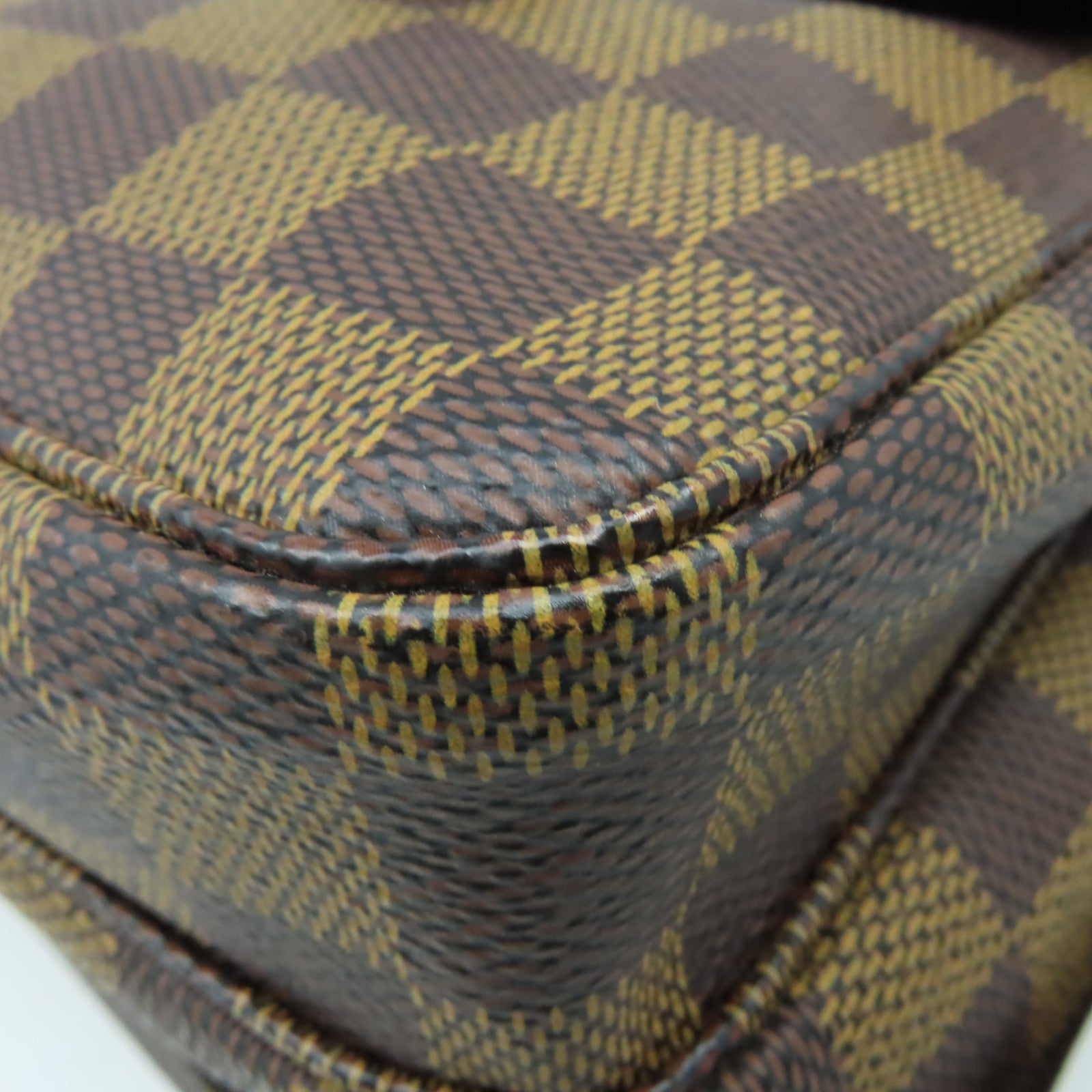 LOUIS VUITTON Damier Broadway 2Way Shoulder Bag金扣手挽肩背兩用袋啡色