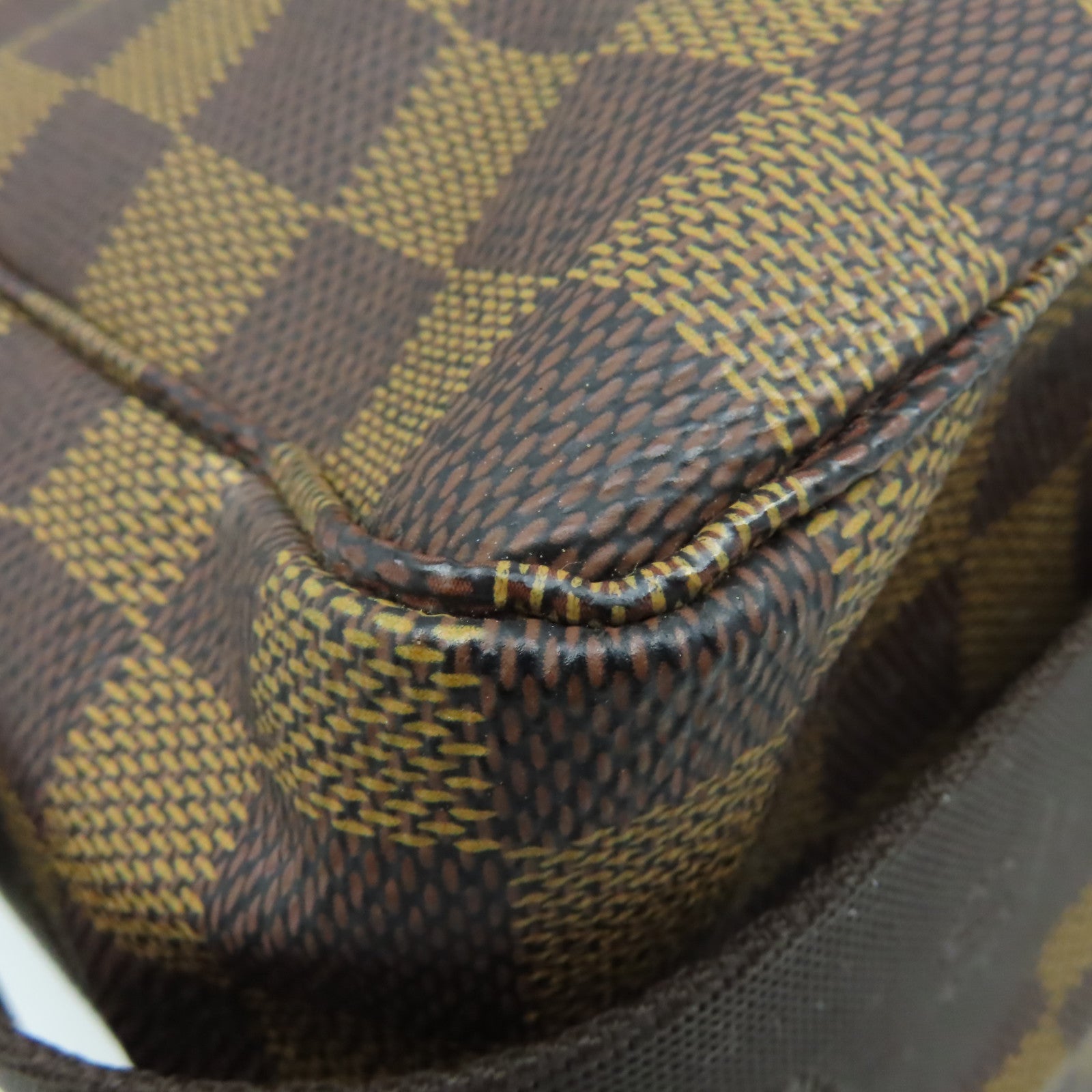 LOUIS VUITTON Damier Broadway 2Way Shoulder Bag金扣手挽肩背兩用袋啡色