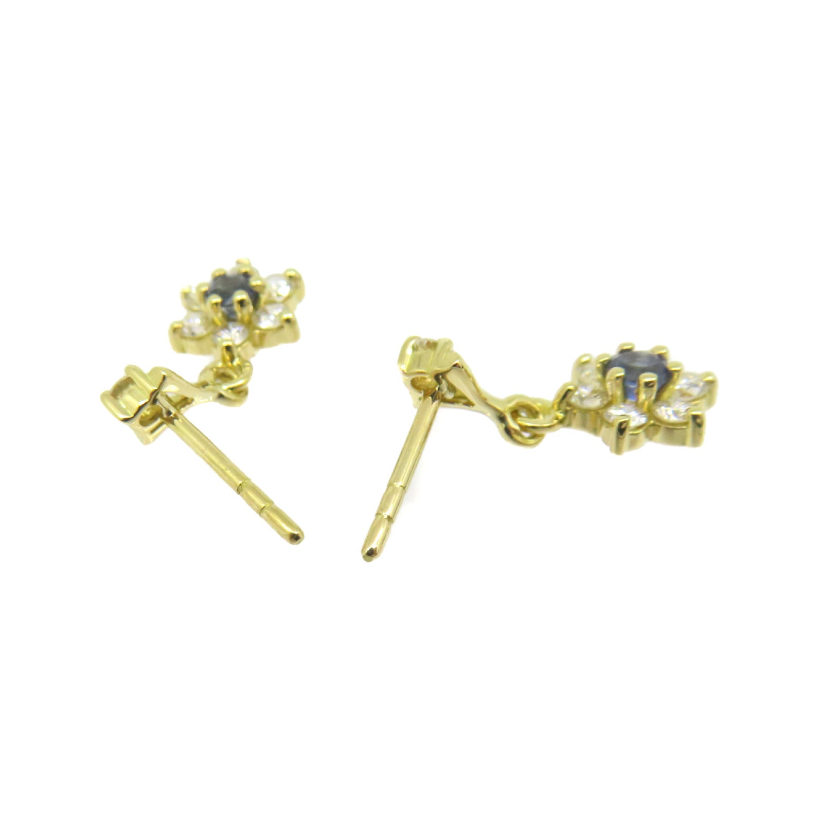 JEWELRY [Sharp Discount] 18K Gold Sapphire Earrings Sapphire Earrings