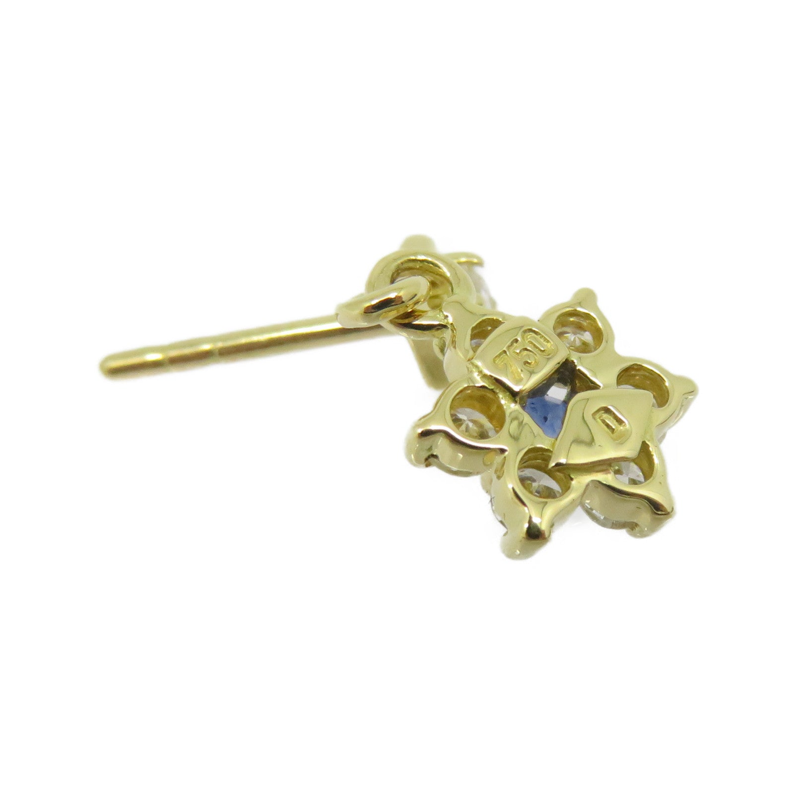 JEWELRY [Sharp Discount] 18K Gold Sapphire Earrings Sapphire Earrings